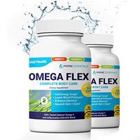 Marine Essentials Omega 3 Joint Relief - “Omega Flex” Joint Pain Relief Supplement w/Calamari Omega 3 and Calcium Fructoborate (120 Capsules)