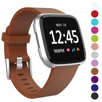 Humenn Bands Compatible with Fitbit Versa/Versa 2/Versa Lite/SE, Silicone Adjustable Replacement Classic Accessory Wristband Fitness Straps for Women Men