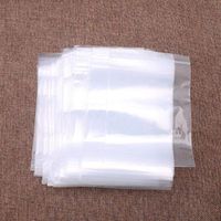 Yeahii 100X Clear Grip Self Press Seal Resealable Zip Lock Plastic Jewelry Bags 8 Sizes (4x6cm)