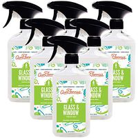 Aunt Fannie’s Glass & Window Cleaning Vinegar Wash - Natural Streak-Free Glass Cleaner - 16.9 oz Bottle (6-Pack)