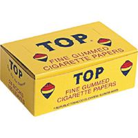 TOP Rolling Papers Single Wide 100 Leaves UNFLAVORED Flavor Pack of 24