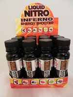 Nitro Inferno Energy Shot Display