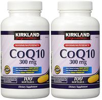 Kirkland VfmxR, COQ10 300 mg 100 Softgels (Pack of 2)