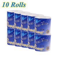 Sehrgud 10 Rolls Toilet Paper 3-Ply Soft Toilet Tissue Absorbent Hand Towels for Home and Kitchen