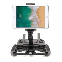 RC GearPro Foldable Aluminum Alloy Remote Control Monitor Holder Phone Tablet Monitor Screen Holder Bracket Mount Clip for DJI Mavic PRO/Mavic AIR/Spark CrystalSky Monitor (Balck 1)