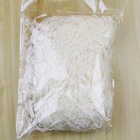 6 Colors Easter Grass Bulk Multicolored Shredded Paper Easter Basket Grass Filler/Stuffers Easter Party Decor Gift Box Filler (White)