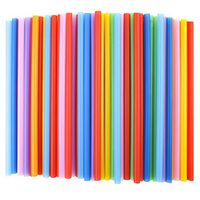 Tomnk 120pcs 10.3in Jumbo Straws Smoothie Straws Boba Straws Milkshake Straws Extra Wide Extra Long Assorted Bright Colors