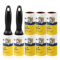 Lint Roller Pet Hair Remover - Sticky Lint Remover Rollers for Clothes Pet Hair Cat 8 Pack