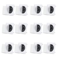 Acoustic Audio CS-I63S-6PR 300 Watt 6.5" 3-Way Home Theater In-Wall/Ceiling Speakers (6-Pair)