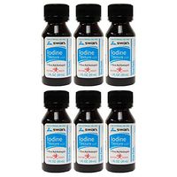 Swan Iodine Tincture U.S.P. - 1 fl oz (6 pack)