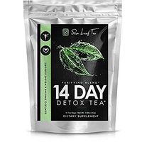 Slim Leaf Tea - 14 Day Tea Detox for Weight Loss and Digestive Health - Appetite Suppressant - Anti Gas and Bloating - Herbal Cleanse for Intestinal Health (14 Tea Bags - 3g ea)