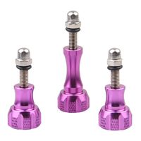 Autobestown Aluminum Thumb Knob Screw for GoPro, 3Pcs - 1 Long and 2 Short Knob Mount Accessories Set