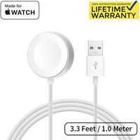 for Apple Watch Wireless Charger iwatch Magnetic Wireless Portable Charging Cord for Apple Watch Magnetic Wireless Charging Pad for 44mm/42mm/40mm/38mm iWatch Series 4 3 2 1