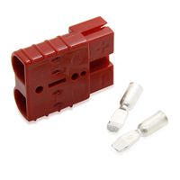 Power Plug SB 50A 600V 2 pole connector quick disconnect with plugs red
