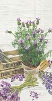 Boston International 16 Count 3-Ply Paper Guest Towel Napkins, The Flavor of Provence