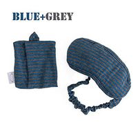 100% Cotton Sleeping Eye Mask Contoured Blindfold with Adjustable Head Strap Storage Bag Soft Eye Shade Deep Travel Rest Aid Relax Blocks Light Breathable Comfortable (One Strap)