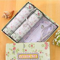 JunShop 10 Cute Lovely Kawaii Special Design Writing Stationery Paper with 10 Envelope Creative Romantic Love Letter Stationery Envelopes Suit (Green)