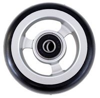 New Solutions CW501 Soft Rolling High Performance 3 x 1 in. Aluminum Caster Tires with 0.32 in. Bearing for Wheelchair44; Black