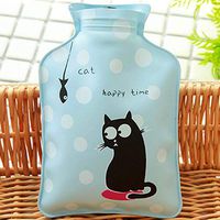 Xinzhi Rubber Hot Water Bottle -Heat Pack Keep Your Hands Warm with Super Soft Fur Cover for Pain