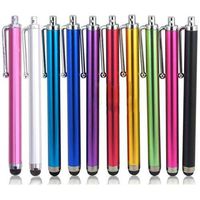 Stylus Pen, IC ICLOVER 10PCS Long Stylus Pen Metal Touch Screen Pen for iPhone 8,8Plus,7,7Plus,6,6s,6Plus,6sPlus,iPad,Samsung S8 S7 S7 Edge S6 Edge Plus S5 Note 5 4 3 2 Barnes and Noble,10 Colors