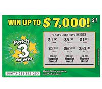 Be My Best Man, Usher, Bridesmaid, Maid of Honor, Groomsman, Matron of Honor Card Scratch Off to Reveal The Question as The Winning Prize … (Be My Matron of Honor)