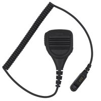 KENMAX Waterproof Rainproof Shoulder Remote Speaker Mic Microphone with Headphone Jack for Walkie Talkie Motorola DEP550 DEP570 Tetra MTP3200 Tetra MTP3250 XIR P6600