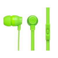 Wicked Audio Drive 750cc Earbuds with Enhanced Bass, (Green)