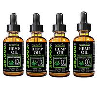 (4 Pack) GreenIVe 28,000mg Hemp Oil Anti-Inflammatory, Rapid Pain Relief, Stress Reducer, Vegan Omegas C02 Extraction Exclusively on Amazon (4 Pack)