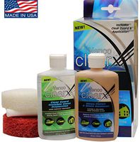 Venco ClearX: No More Dirty Windows Glass Polish - Remove Water Spots-removes oxidations Stains-etc. Glass Surface Protection: Water Mark Remover-Yacht Windows-Glass Maintenance.