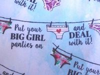 'NUGGLEBUDDY New! Microwavable Moist Heat & Aromatherapy Organic Rice Pack-Cold Pack. Novelty" BIG GIRL PANTIES" Fabric Infused with LAVENDER & LEMONGRASS Aromatherapy! The Perfect Gift!