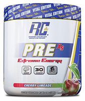 Ronnie Coleman Signature Series Pre XS Extreme Energy Pre Workout, Cherry Limeade, 8 Ounce