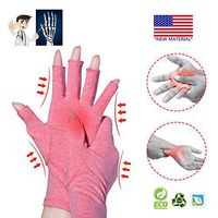 Arthritis Compression Gloves Relieve Pain from Rheumatoid, RSI,Carpal Tunnel, Hand Gloves Fingerless for Computer Typing and Dailywork, Support for Hands and Joints