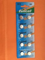 10 pcs Card AG10 G10 LR1130 LR1131 389A 389 LR54 SR54 1.5 Alkaline Battery with SHL LLC Coupon and 2 Year warantee