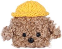2 in 1 Case for Airpods Pro,Aulzaju Airpods Pro Cute Cartoon Knitted Teddy Bear Skin with Soft Silicone Cover Airpods Pro 3D Handmade Luxury Fashion Creative Cool Protector for Girl Women(Yellow)
