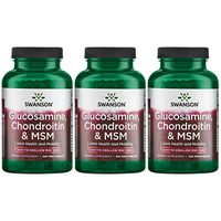 Swanson Mini-Tabs Glucosamine Chondroitin & Msm 750/600/300 Milligrams 360 Tabs 3 Pack