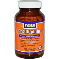 Gr 8 Dophilus - Enteric Coated, 120 Vcaps by Now Foods (Pack of 6)