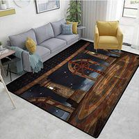 TableCoversHome Medieval Novelty Girls Bedroom Rug, Fantasy in Sky Pattern Printing Rugs, Fashionable High Class Living Bedroom Rugs (8'x 10')