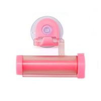 Toothpaste Tube Squeezer Dispenser Roller, Staron Hot Sale Rolling Toothpaste Squeezer Bathroom Tube Sucker Hanging Holder Toothpaste Squeezer (Pink)