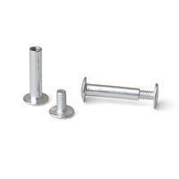 7/8 in. Aluminum Chicago Screws/Screw Posts (Qty 100 Sets)