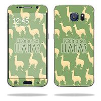 MightySkins Skin Compatible with Samsung Galaxy S6 – Llama | Protective, Durable, and Unique Vinyl Decal wrap Cover | Easy to Apply, Remove, and Change Styles | Made in The USA