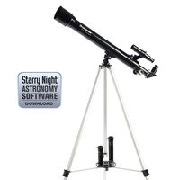 Celestron - PowerSeeker 50AZ Telescope - Manual Alt-Azimuth Telescope for Beginners - Compact and Portable - BONUS Astronomy Software Package - 50mm Aperture