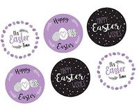 42ct Happy Easter Trendy 2inch Glitter Valentine's Stickers Labels Envelope Decorative Seals