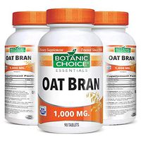 Botanic Choice Oat Bran - Adult Daily Supplement - Delivers Soluble Fiber Supports Cholesterol in The Normal Range and Cardiovascular Health Promotes Healthy Lifestyle and Overall Wellness
