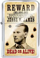 Victor Western Wanted Poster Oil Lighter (Jesse James)