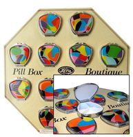 Boutique Pillbox Stained Glass