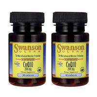 Swanson Coq10 200 200 Milligrams 30 Capsules (2 Pack)