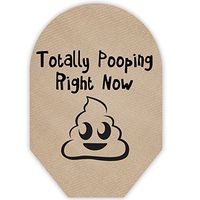 Totally Pooping Right Now Pouch Cover Closed End