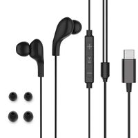 aceyoon USB C Earbuds Noise Cancelling Headphones with Microphone in Ear Monitor Wired Type C Earphones USBC Earbuds Compatible for Mate 30 Mate 20 P30 P20, S10 S9 S8, Pixel 3 2 and More
