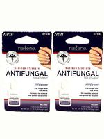 Set of 2 Nailene Maximum Strength Antifungal Treatment 61100 with Nail Grinders 079181611008