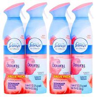 Febreze Air Effects April Fresh With Downy Scent, 9.7 oz, 2 Packs of 2, 4 Total
